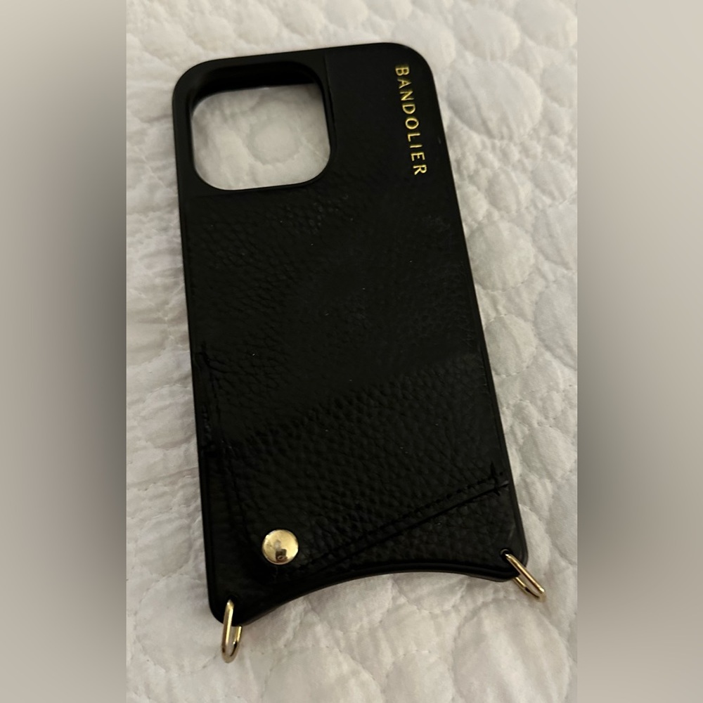 Bandolier Pebble Leather case for iPhone 13 Pro - like new!!
